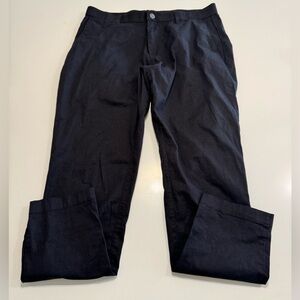 Fabletics Lightweight Pants Mens Size 33x32 Black Golf Chino Performance